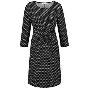 Gerry Weber dames jurk, meerkleurig (zwart/ecru/wit gemust 1090)