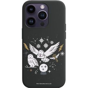 Personalaizer Zachte hoes in zwarte kleur, compatibel met iPhone 15 Pro MAX van uilen