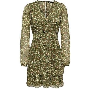 ONLY Femme Onladele Life L/S V-neck Dress Ptm Robe d'été, Winter Moss.,L