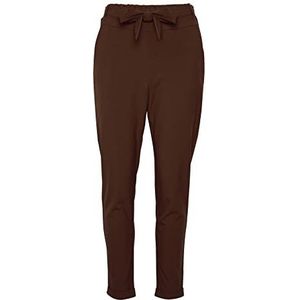 KAFFE Jillian Belt Pants Femme, Cherry Mahogany, 34