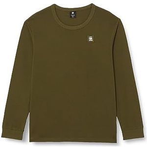 G-STAR RAW Hoogwaardig basic T-shirt voor heren, Groen (donker olijf D23455-c336-c744)