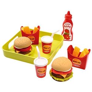 Eten Speelgoedset Ecoiffier Hamburger Tray