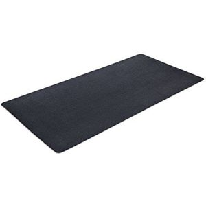 MotionTex Trainingsmat voor loopband, roeier, elliptisch, fitnessapparatuur, vloerbescherming voor thuissportschool, 91,4 x 182,9 cm, zwart