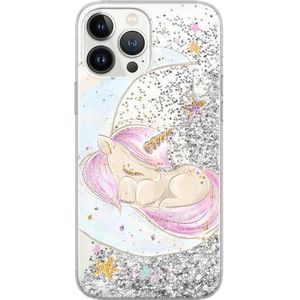 ERT GROUP Origineel en officieel gelicentieerd Babaco Unicorn 003 telefoonhoesje voor Apple iPhone XR met glitter-overloop-effect