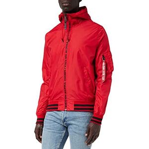 ALPHA INDUSTRIES heren jassen, Snel rood