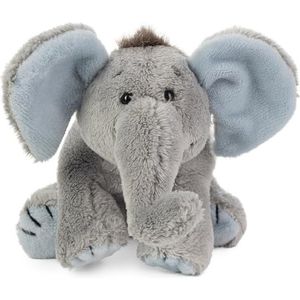 Schaffer Knuddel mich! - BabySugar Blue olifant pluche, 5180, blauw, maat XS 13 cm / 11 x 9 x 11 cm