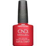 CND Shellac UV nagellak Dragon Slay All Day nr. 482 rood glitter - originele CND nagellak - nageldesign - Queen Tessential collectie