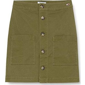 Tommy Jeans Tjw Carpenter Rok Dames Rok, Martini Olive