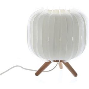 Nachtlampje Klara, decoratieve lamp polypropyleen, 40 W, wit, ø 21 x H 20 cm