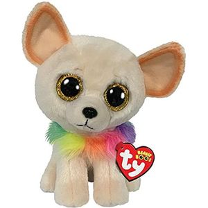 Ty - Beanie Boo's - pluche dier Chewey de hond Chihuahua, TY36460, meerkleurig, 23 cm