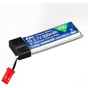 LiPo-batterij 3,7 V 500 mAh 1S 25 C: JST