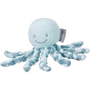 Nattou - Peluche Octopus, pour nouveau-nés et prématurés, 23 cm, Vert