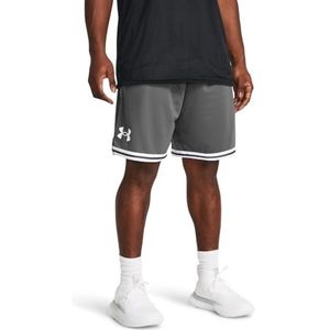 Under Armour Basketbalshorts perimeter shorts heren, Castlerock / / Wit