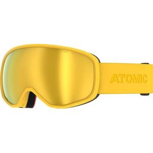 ATOMIC Revent Saffron Stereo skibril, skibril met anti-verblinding, hoogwaardige snowboardbril, bril met Live Fit-frame, skibril inclusief