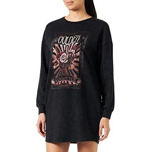 SUPERMOM Sweatshirt Canton lange mouwen pullover dames, zwart - P090, 42, zwart - P090