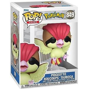 Funko Pop! Games: Pokemon – Pidgeotto – Roucoups – figuur van vinyl om te verzamelen – cadeau-idee – officiële producten – speelgoed voor kinderen en volwassenen – videogames fans