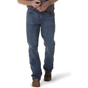Wrangler Retro-jeans voor heren, casual fit, Echt blauw