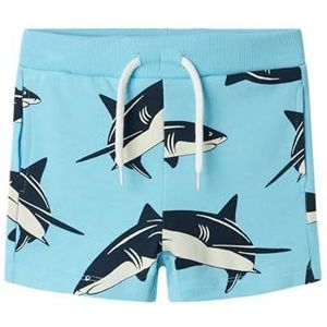 NAME IT Nmmjusper Swe Shorts Unb Pb Trainingsbroek voor jongens (1 stuk), Splash