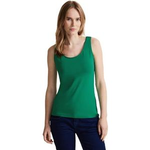 Street One T-shirt pour femme, Vert printemps frais, 42