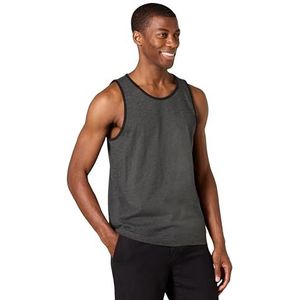 Amazon Essentials Tanktop voor heren, klassiek model, antraciet gemêleerd, XS