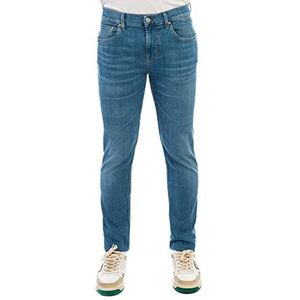 7 For All Mankind Men's JSMXC120 heren jeans, regular, lichtblauw, 30, Lichtblauw