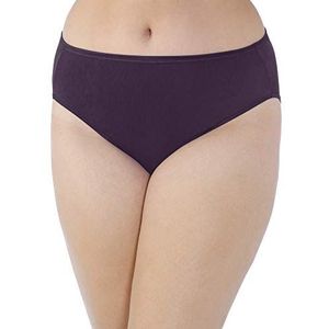 Vanity Fair Illumination Hi Cut Plus Size Panty 13810 Damesonderbroek (1 stuk), Paars.