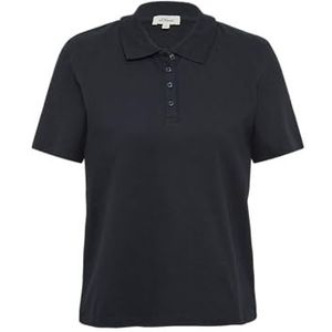 s.Oliver Polo piqué en coton mélangé, bleu marine, 46