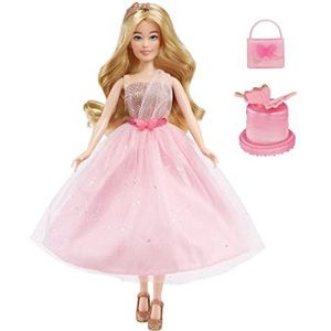 MGA Doll Dream Ella Let's Celebrate - Aria - Pop Blonde 29 cm met roze en gouden confetti en 5 accessoires - voor verzamelaars en kinderen, vanaf 4 jaar