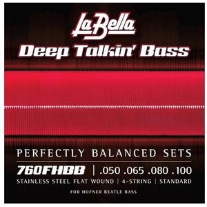 Labella 760FHBB snaren voor bas 50/100 Flat Wound