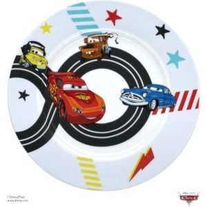 WMF Disney Cars2 kinderbord van porselein, 19 cm, vaatwasmachinebestendig, kleur en levensmiddelenkwaliteit