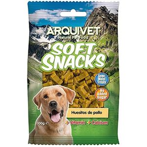ARQUIVET Zachte snacks voor honden, botten, kip, 14 x 100 g, natuurlijke snacks voor honden van alle rassen, prijzen, beloningen, snoep voor honden