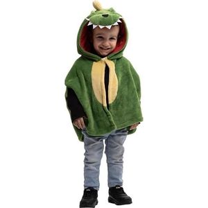 Rubies Super Dino cape voor meisjes en jongens, officiële dinosaurus cape met capuchon, carnaval, verjaardag, feest, Halloween, Kerstmis