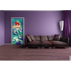 AG Design FTDv 0240 Fotobehang Disney Princess Arielle 90 x 202 cm 1 stuk papier meerkleurig 0,1 x 90 x 202 cm