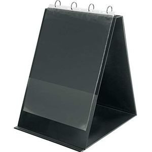 VELOFLEX 4133280 Flipchart A3 klapbord van pvc, zwart