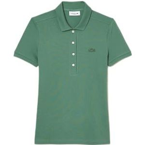 Lacoste PF5462 Poloshirt voor dames, Khaki groen (Kx5)