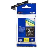 Brother Original P-Touch tape TZe-335 12 mm x 8 m wit op zwart