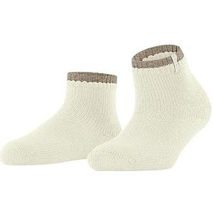 FALKE Dames Cosy Plush korte sokken ademend klimaatregulerend geurremmend wol dikke warme binnenkant lussen platte naad effen teen voor ontspanning 1 paar, Wit (White 2060)