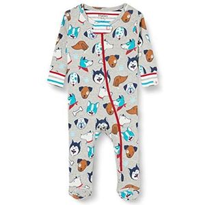 Hatley Organic Cotton Sleepsuit babyschoenen voor jongens, Leuke puppy's.