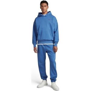 G-STAR RAW Unisex Core oversized hoodie sweatshirt heren retro blauw (C235-937) XXL, Retro blauw (C235-937)