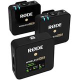 RØDE Wireless GO II - Ultracompact 2-kanaals microfoonsysteem met geïntegreerde microfoons, geïntegreerde opname, voor filmopnames en het maken van inhoud