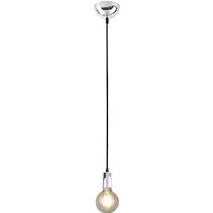 Trio Leuchten Hanglamp Cord 310100106, verchroomd metaal, zonder 1 x E27