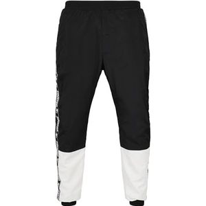 STARTER BLACK LABEL Two Toned Joggingbroek voor heren, tweekleurig, taping logo, blauw, zwart, maten S tot XXL, Zwart/Wit