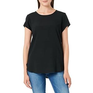 Vero Moda Boca SS blouse Noos dames T-shirt, zwart (zwart), maat 36