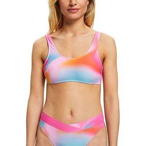 ESPRIT Haut de bikini rembourré sans armatures en batik, Rose 3., 44