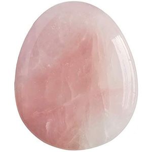 Lovionus89 Rozenkwarts kristal duimsteen waterdruppels chakra stenen Reiki chakra stenen helende steen ontspanning