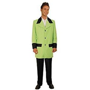 Aptafêtes - Cu080422/54-56 - kostuum glamour groen voor heren maat 54/56 - compleet kostuum uit de jas - broek en hemd - maat 54-56