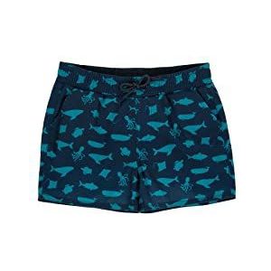 ECOALF Phialf Phi Board Short Kids Unisexe Enfants, Bleu Mer, 14 años