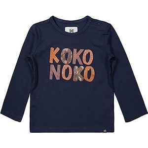 Koko Noko T-shirt voor jongens, marineblauw, 0 maanden, Navy Blauw