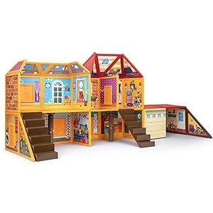 Playmags Playhouse Building Set For Kids – 48 stuks sterke magneettegels – bouwspeelgoed – spelen en bouwen Little Pretend Playhouse voor kinderen