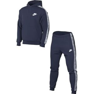 Nike FB7296-410 Club Fleece Tracksuit Homme Midnight Navy/White Taille S